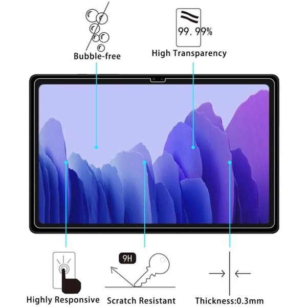 Samsung Galaxy Tab A7 2020 skärmskydd härdat glas 9H