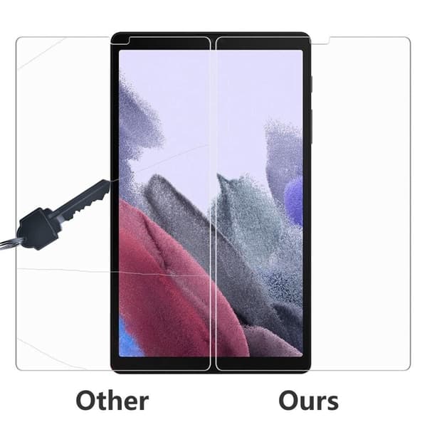 Samsung Galaxy Tab A7 Lite 2021 skärmskydd härdat glas 9H