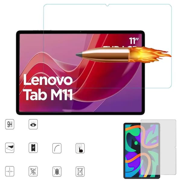 Lenovo Tab M11 2024 11 tum skärmskydd härdat glas 9H