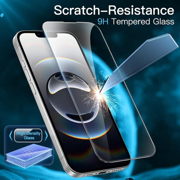 2-Pack iPhone 16e Skärmskydd Härdat Glas Premium
