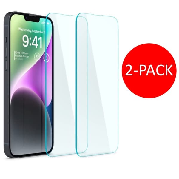 2-Pack iPhone 14 Skärmskydd Härdat Glas Premium
