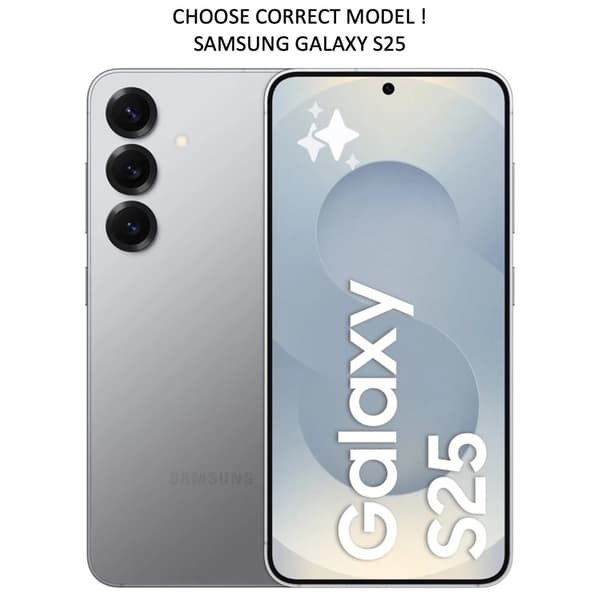 3-Pack Samsung Galaxy S25 Skärmskydd Härdat Glas Premium