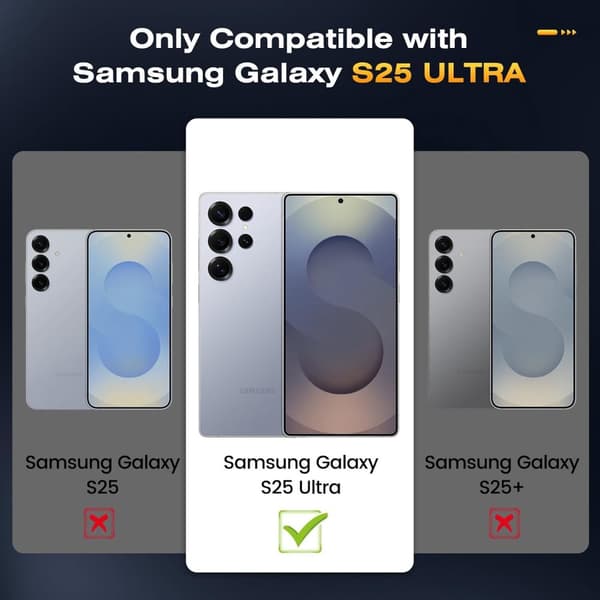 Samsung Galaxy S25 Ultra Skärmskydd Härdat Glas Premium 1-pack
