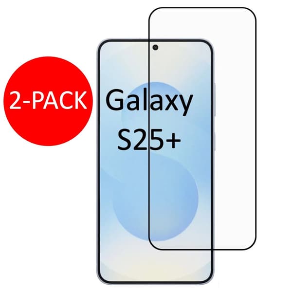 2-Pack Samsung Galaxy S25+ Plus Skärmskydd Härdat Glas Premium