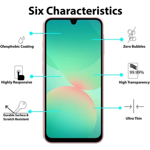 Samsung Galaxy A26 Skärmskydd Härdat Glas Premium 1-pack