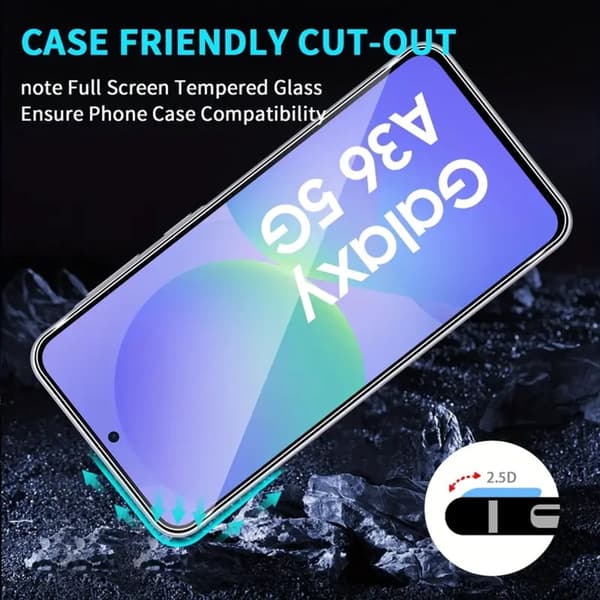 3-Pack Samsung Galaxy A36 Skärmskydd Härdat Glas Premium