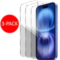 Miniatyrbild 1 av 11: 3-Pack iPhone 16 Skärmskydd Härdat Glas Premium