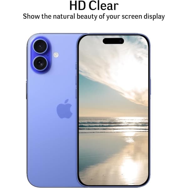 iPhone 16 Plus Skärmskydd Härdat Glas Premium 1-pack