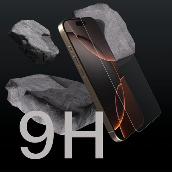 2-Pack iPhone 16 Pro Skärmskydd Härdat Glas Premium