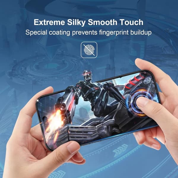2-Pack iPhone 16 Pro Skärmskydd Härdat Glas Premium