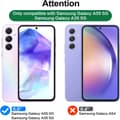 Miniatyrbild 2 av 11: 3-Pack Samsung Galaxy A55 Skärmskydd Härdat Glas Premium