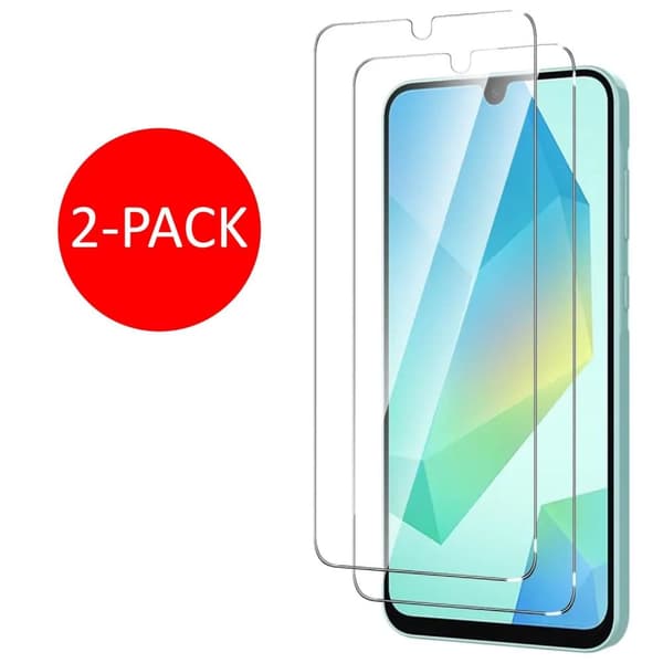 2-Pack Samsung Galaxy A16 Skärmskydd Härdat Glas Premium
