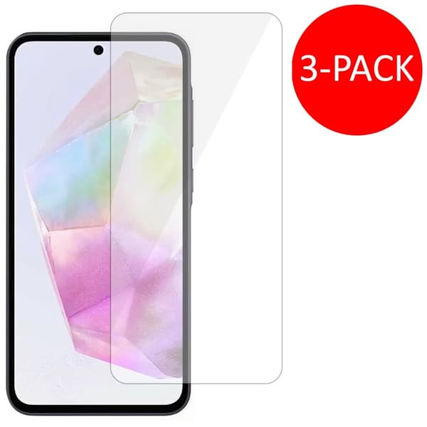 3-Pack Samsung Galaxy A35 Skärmskydd Härdat Glas Premium