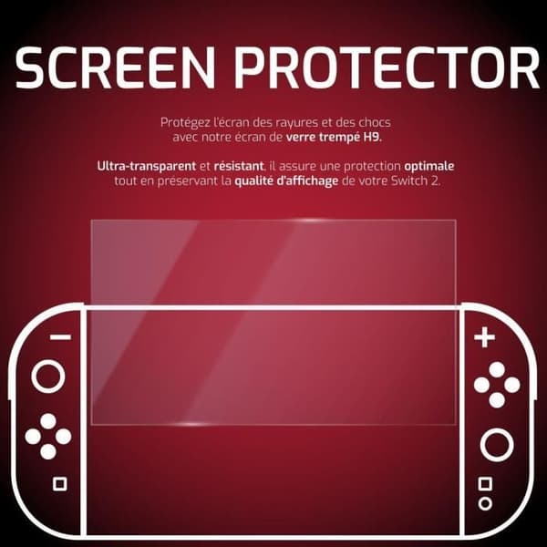 Skärmskydd - ONLAN - Nintendo Switch 2 - H9 Härdat Glas