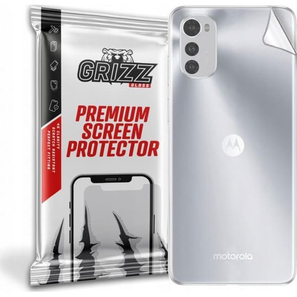 Skyddande telefonfilm - skyddsglas för telefon Grizzglass bakfilm för Motorola Moto E32s