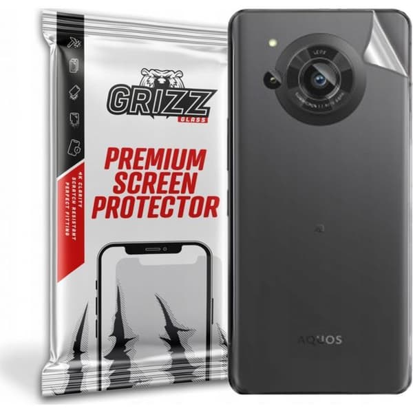 Skyddsfilm för telefon - skyddsglas för telefon Grizzglass Baksidan för Grizz Sharp Aquos R7