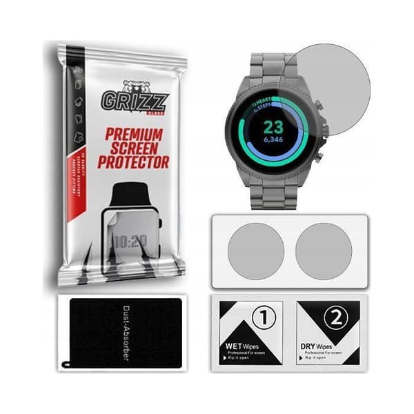 Vitre för smartklocka - skärm för smartklocka Grizzglass Grizz, universell matt film för klockor 31 mm