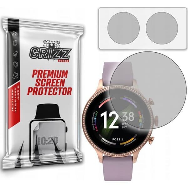 Vitre för smartklocka - skärm för smartklocka Grizzglass Grizz, universell matt film för klockor 31 mm
