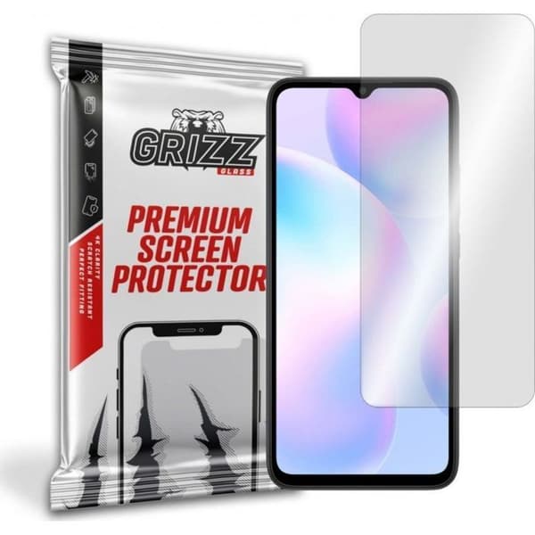 Skyddande film för telefon - skyddsglas för telefon Grizzglass Hybrid Glass Grizz för Xiaomi Redmi 9A