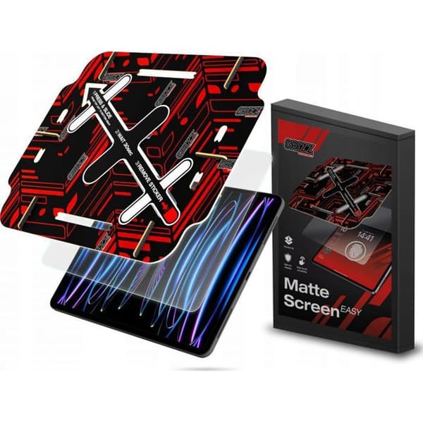 Skärmfilmskydd Grizzglass MatteScreen Easy Matte Film för Apple iPad Pro 6e 12,9"