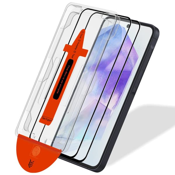 2-Pack Samsung A55 Skärmskydd - Härdat Glas | [Automatisk Installation] - Bubbelfritt
