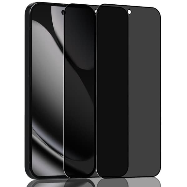 2-Pack Google Pixel 10 Pro Privacy Skärmskydd - Härdat Glas 9H - Super kvalitet 3D