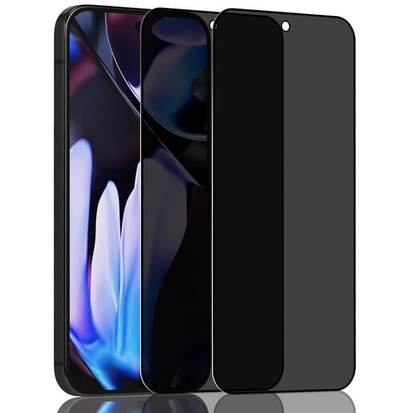 2-Pack Google Pixel 9 Pro XL Privacy Skärmskydd - Härdat Glas 9H - Super kvalitet 3D