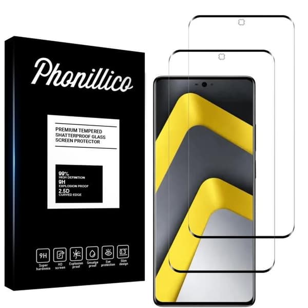 Härdat glas för Xiaomi Poco M8 PRO 5G [Pack 2] Skärmskydd Phonillico®