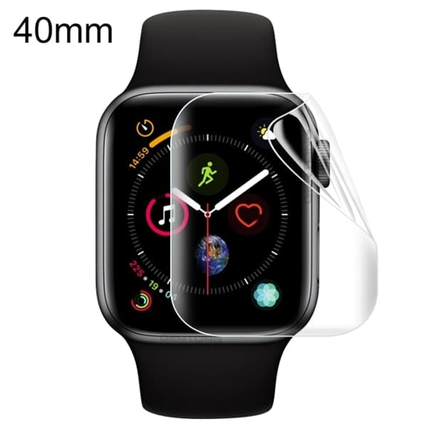 Myk Fullskjermbeskyttelse 40 mm til Apple Watch Serie 4 & 5