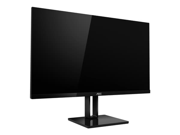 AOC 24V2Q - LED-näyttö - 23,8" - 1920 x 1080 Full HD (1080p) @ 75 Hz - IPS - 250 cd/m² - 1000:1 - 5 ms - HDMI, DisplayPort - HDMI, DisplayPort