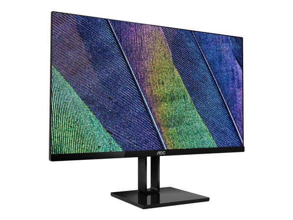AOC 24V2Q - LED-skjerm - 23,8" - 1920 x 1080 Full HD (1080p) @ 75 Hz - IPS - 250 cd/m² - 1000:1 - 5 ms - HDMI, DisplayPort