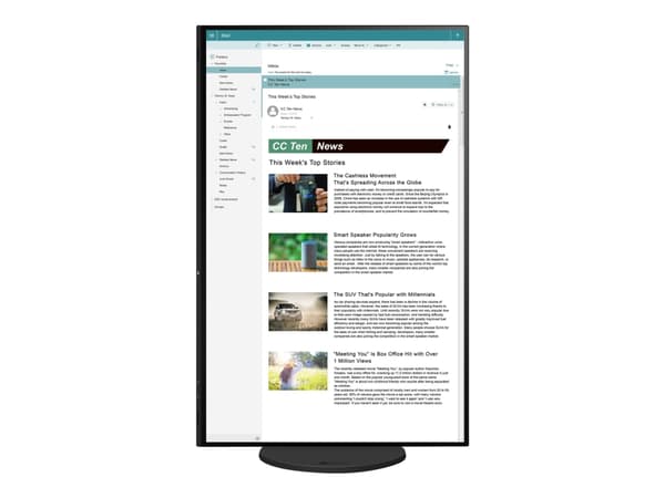 EIZO FlexScan EV2457-BK, 61,2 cm (24.1"), 1920 x 1200 pikseliä, WUXGA, LED, 5 ms, Musta
