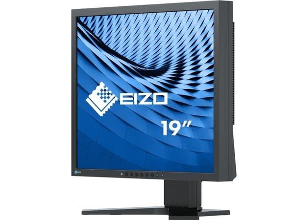 EIZO FlexScan S1934H - LED-skjerm - 19" - 1280 x 1024 - IPS - 250 cd/m² - 1000:1 - 14 ms - DVI-D, VGA, DisplayPort - høyttalere - svart