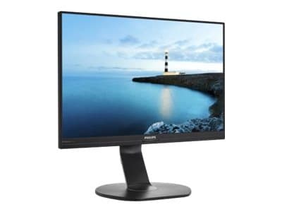 Philips B Line 241B7QUPBEB - LED-skjerm - 24" (23.8" synlig) - 1920 x 1080 Full HD (1080p) @ 60 Hz - IPS - 250 cd/m² - 1000:1 - 5 ms - HDMI, VGA, Dis Sort