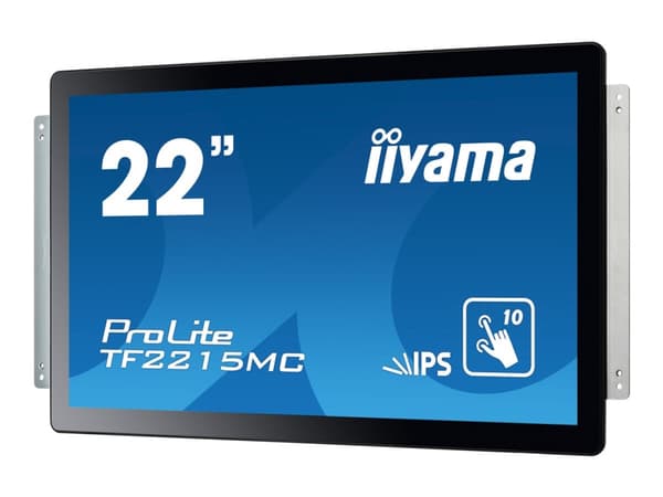 iiyama ProLite TF2215MC-B2 - LED-skjerm - 22" (21.5" synlig) - åpen ramme - berøringsskjerm - 1920 x 1080 Full HD (1080p) @ 60 Hz - IPS - 350 cd/m² - Sort