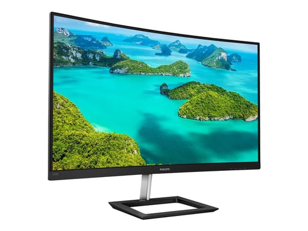Philips E-line 328E1CA - LED-skjerm - kurvet - 32" (31.5" synlig) - 3840 x 2160 4K @ 60 Hz - VA - 250 cd/m² - 2500:1 - 4 ms - 2xHDMI, DisplayPort - h