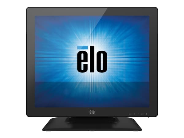 Elo 1723L - LED-skärm - 17" - pekskärm - 1280 x 1024 @ 75 Hz - 250 cd/m² - 800:1 - 30 ms - DVI, VGA - högtalare - svart