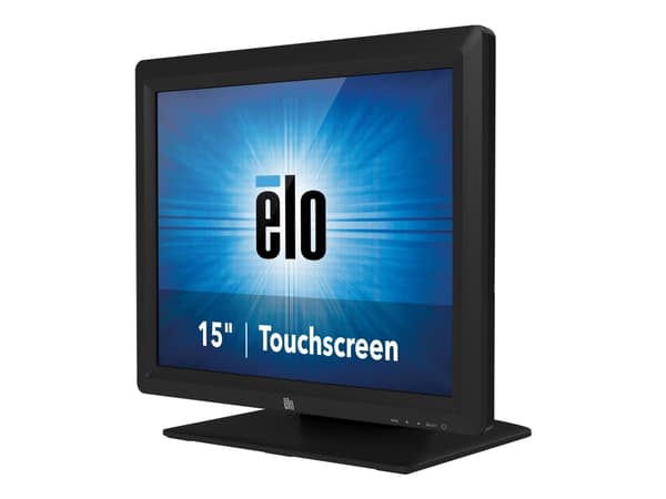 Elo Desktop Touchmonitors 1517L IntelliTouch - LED-näyttö - 15" - kosketusnäyttö - 1024 x 768 @ 75 Hz - 300 cd/m² - 800:1 - 23 ms - VGA - musta
