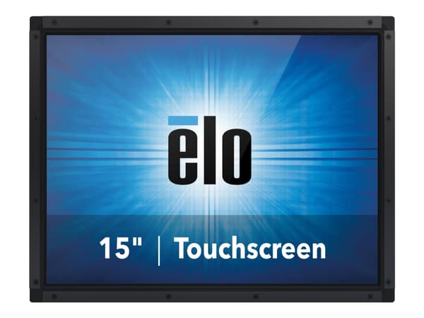Elo 1590L - Rev B - LED-skjerm - 15" - åpen ramme - berøringsskjerm - 1024 x 768 @ 75 Hz - 250 cd/m² - 700:1 - 16 ms - HDMI, VGA, DisplayPort - svart