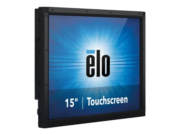 Elo 1598L - Rev A - LED-skärm - 15" - öppen ram - pekskärm - 1024 x 768 @ 60 Hz - 500 cd/m² - 1500:1 - 35 ms - HDMI, VGA, DisplayPort - svart