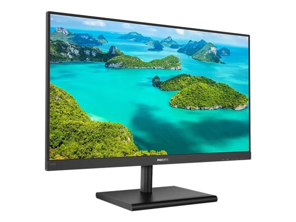 Philips E-line 245E1S - LCD-skärm - 24" (23,8" för visning) - 2560 x 1440 QHD @ 75 Hz - IPS - 250 cd/m² - 1000:1 - 4 ms - HDMI, VGA, DisplayPort - sv