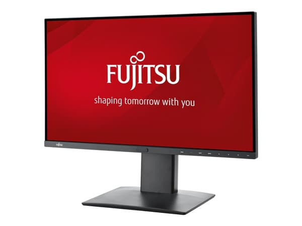 Fujitsu P27-8 TS UHD - LED-skjerm - 27" - 3840 x 2160 4K UHD (2160p) - IPS - 350 cd/m² - 1300:1 - 5 ms - 2xHDMI, DisplayPort, Mini DisplayPort - høyt Sort