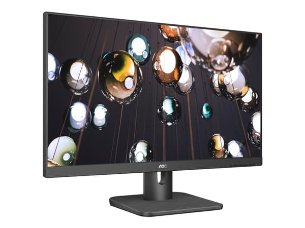 AOC 24E1Q - LED-skärm - 23.8" - 1920 x 1080 Full HD (1080p) @ 60 Hz - IPS - 250 cd/m² - 1000:1 - 5 ms - HDMI, VGA, DisplayPort - högtalare