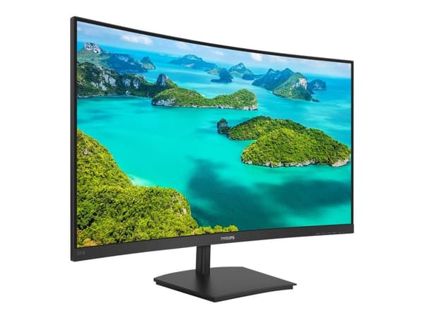 Philips E-line 271E1SCA - LED-skärm - böjd - 27" - 1920 x 1080 Full HD (1080p) @ 75 Hz - VA - 250 cd/m² - 3000:1 - 4 ms - HDMI, VGA - högtalare - sva