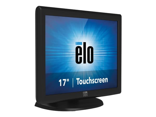 Elo Desktop Touchmonitors 1715L IntelliTouch - LED-näyttö - 17" - kosketusnäyttö - 1280 x 1024 @ 75 Hz - 225 cd/m² - 1000:1 - 5 ms - VGA - tummanharm