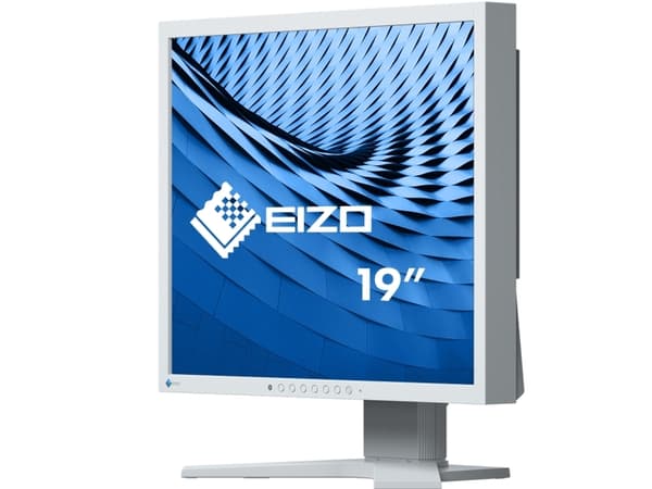 EIZO FlexScan S1934H - LED-skärm - 19" - 1280 x 1024 - IPS - 250 cd/m² - 1000:1 - 14 ms - DVI-D, VGA, DisplayPort - högtalare - grå