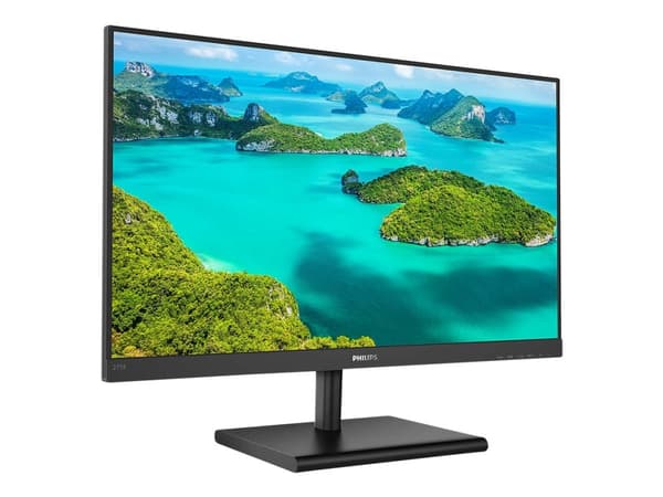 Philips E-line 275E1S - LED-skärm - 27" - 2560 x 1440 QHD @ 75 Hz - IPS - 250 cd/m² - 1000:1 - 4 ms - HDMI, VGA, DisplayPort - svart med struktur
