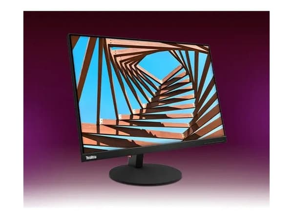 Lenovo ThinkVision T25d-10 - LED-näyttö - 25" - 1920 x 1200 @ 60 Hz - IPS - 300 cd/m² - 1000:1 - 4 ms - HDMI, VGA, DisplayPort - musta - musta