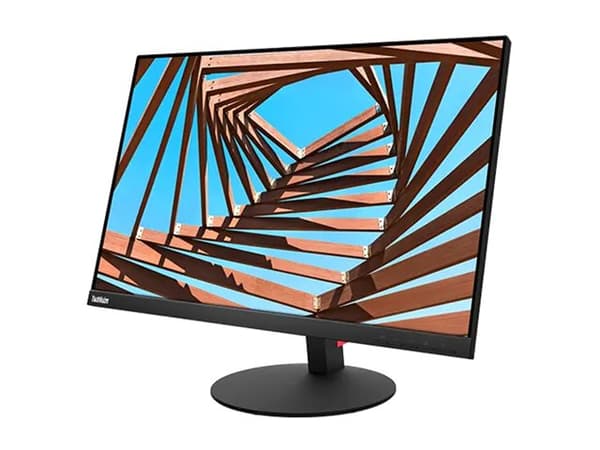 Lenovo ThinkVision T25d-10 - LED-näyttö - 25" - 1920 x 1200 @ 60 Hz - IPS - 300 cd/m² - 1000:1 - 4 ms - HDMI, VGA, DisplayPort - musta - musta