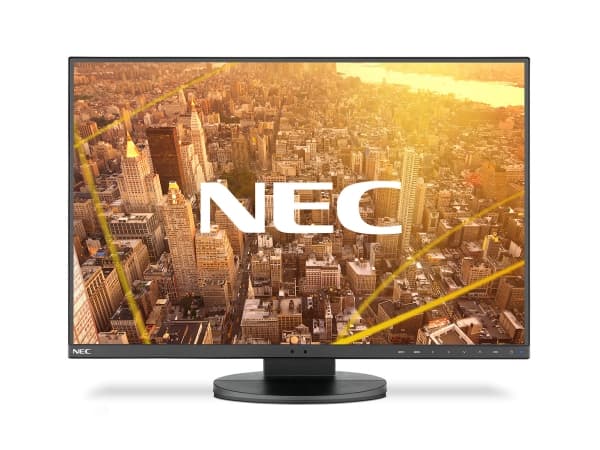 NEC MultiSync EA241WU-BK - LED-skärm - 24" - 1920 x 1200 @ 60 Hz - IPS - 300 cd/m² - 1000:1 - 5 ms - HDMI, DVI-D, VGA, DisplayPort - högtalare - svar